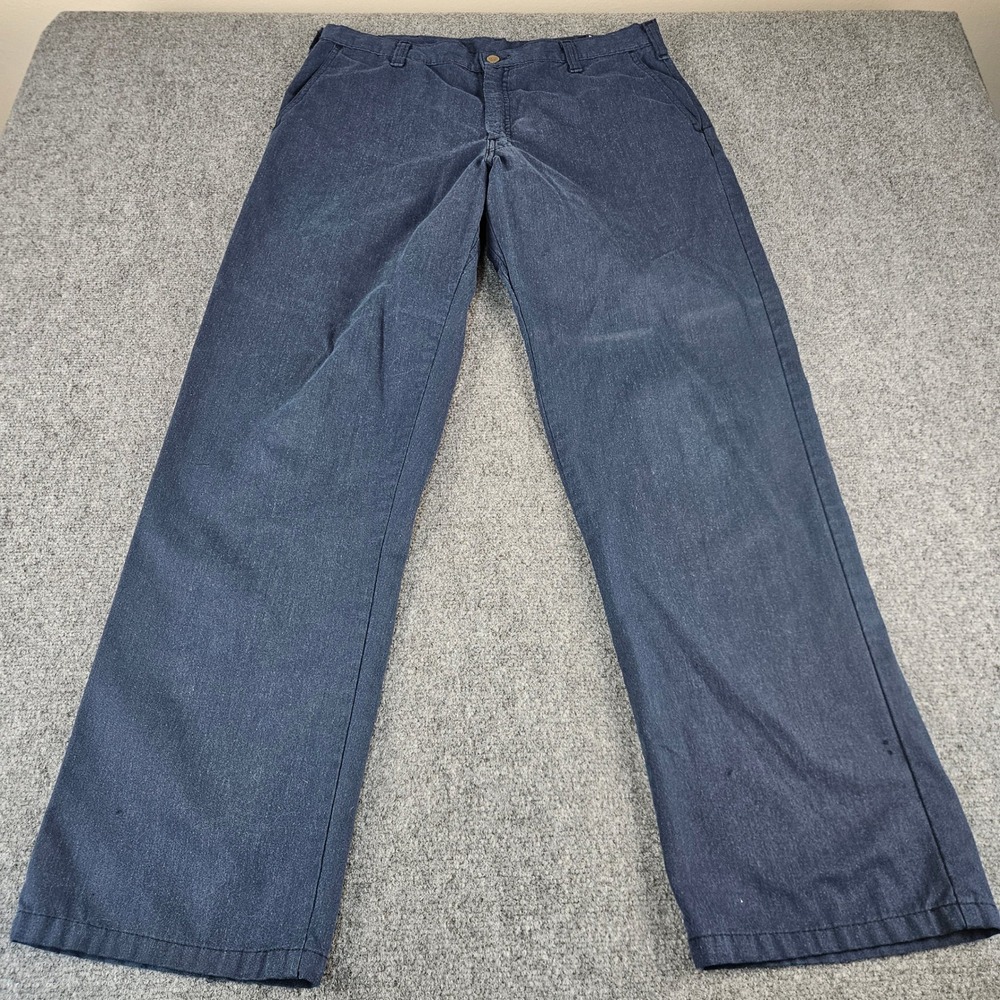 Workrite FR Flame Resistant Navy Blue Work Pants 35x31 Arc Rating 12.3 433PO80NB